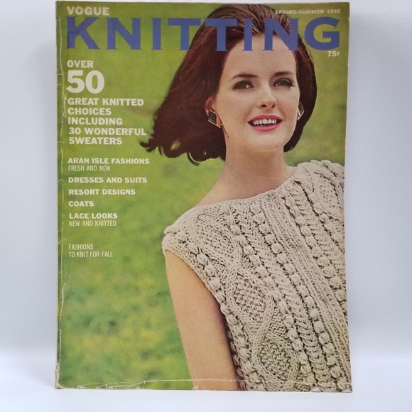 Vogue Knitting Magazine 1965 Spring Summer Pattern - Picture 3 of 3
